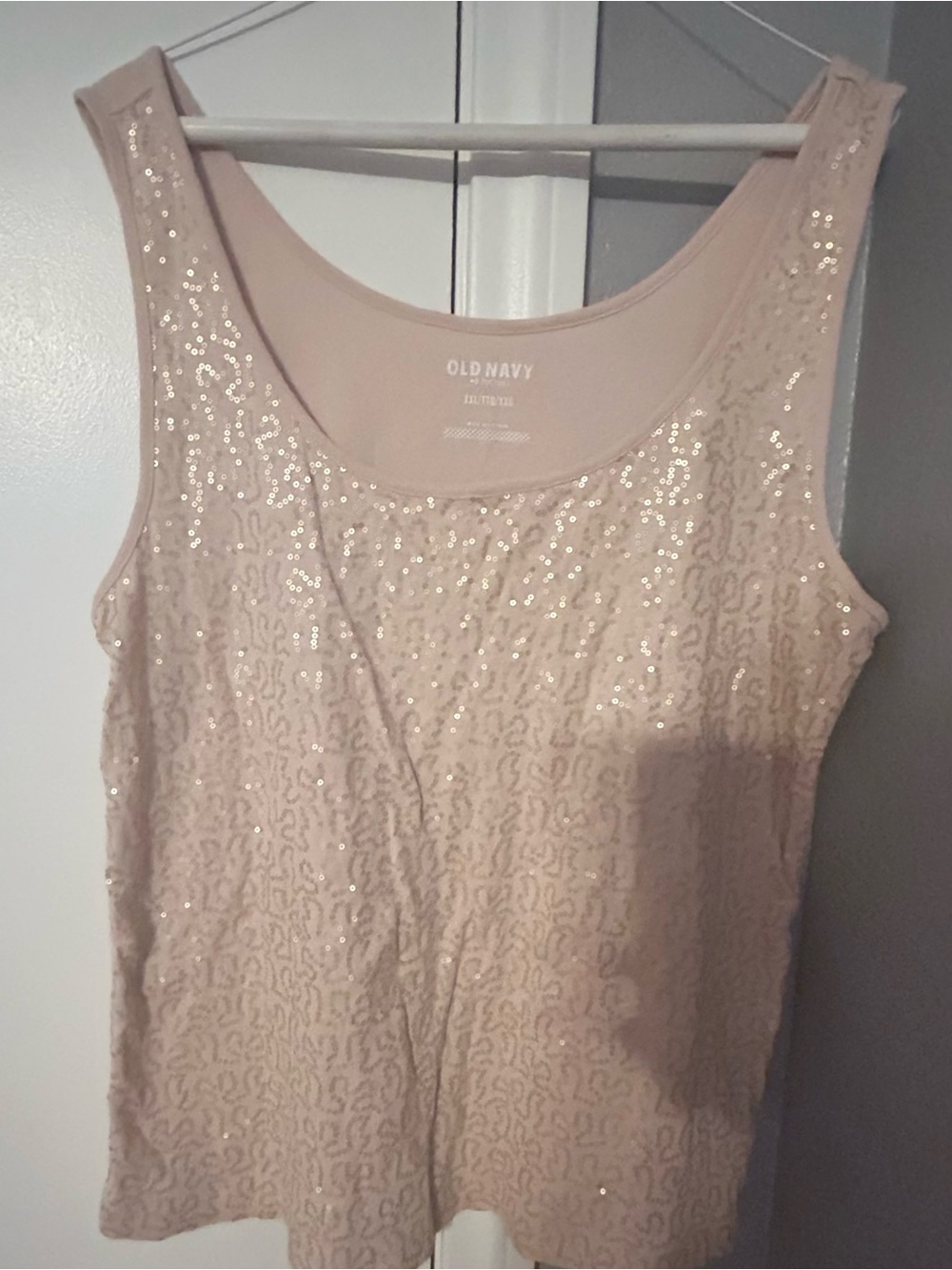 Old Navy Pink Beige Tank Top